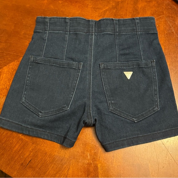 GUESS High-Waisted Button Fly Stretch Denim Jean Shorts Size 24 0 NWOT - Picture 7 of 7